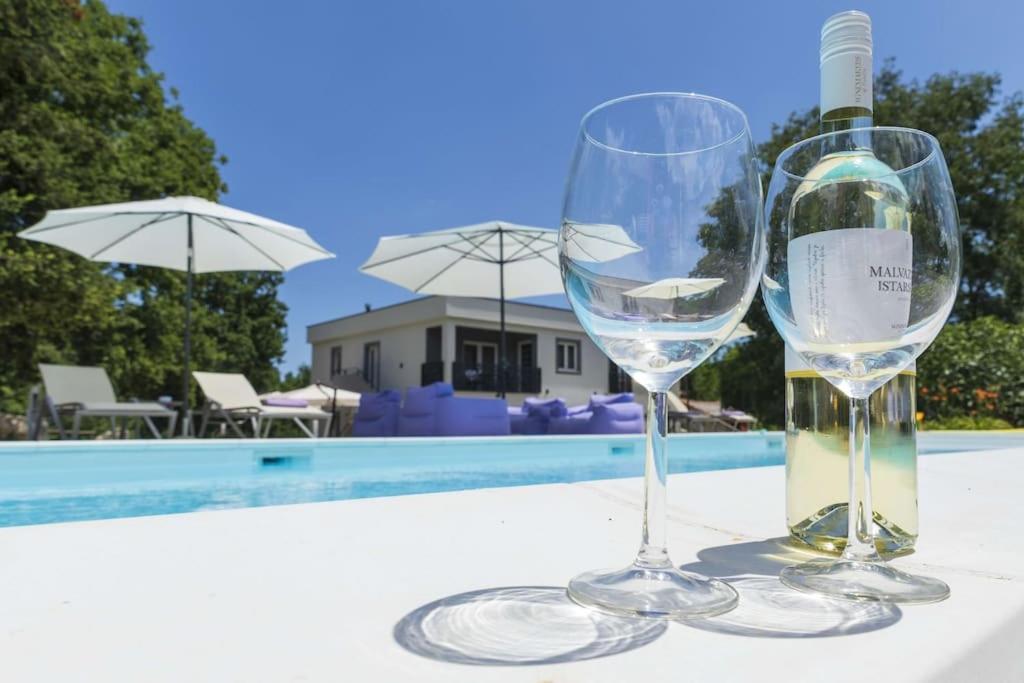 Luxury Villa Cetiri Hrasta Pićan Exteriér fotografie